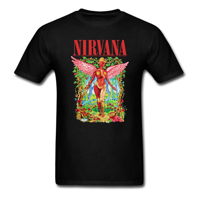 Nirvana - Forest In Utero T-Shirt Men Balck