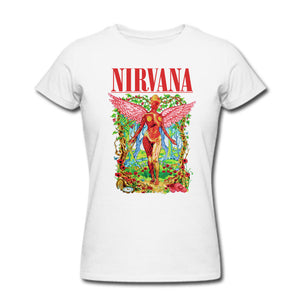 Nirvana - Forest In Utero T-Shirt Women White
