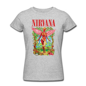 Nirvana - Forest In Utero T-Shirt Women Gray