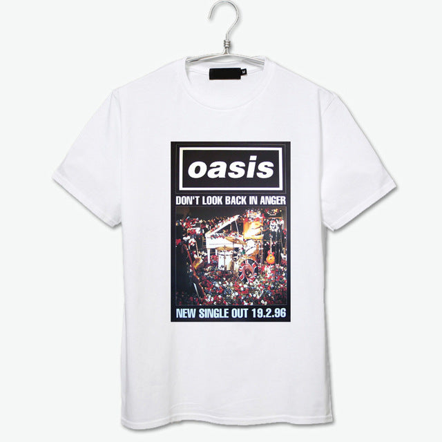 Oasis - Dont Look Back In Anger T-shirt White