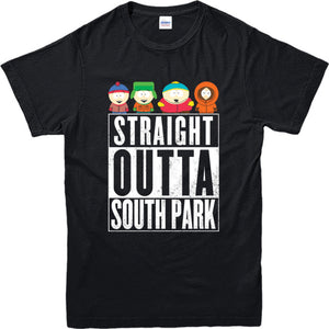 Straight Outta South Park T-shirt Black