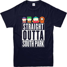 Straight Outta South Park T-shirt Navy Blue