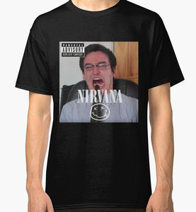Nirvana - Filthy Frank Life Hacks T-shirt Black