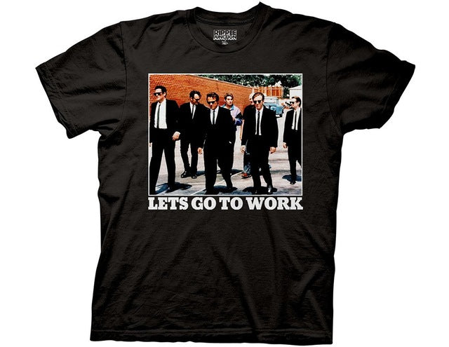 Reservoir Dogs - Lets Go To Work T-shirt Black