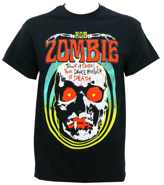 Rob Zombie - Death Tour Skull T-shirt Black