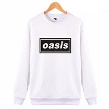 Oasis - Box Logo Crew neck white