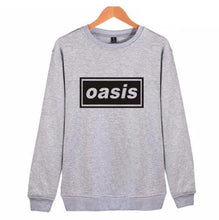 Oasis - Box Logo Crew neck gray