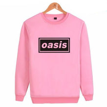 Oasis - Box Logo Crew neck pink 1