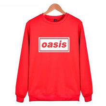 Oasis - Box Logo Crew neck red 1