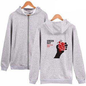 Green Day - American Idiot Hoodie gray 1