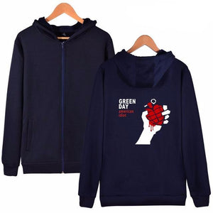 Green Day - American Idiot Hoodie navy blue