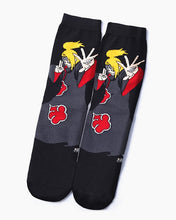 Naruto series socks Black One Size