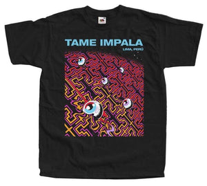 Tame Impala - Lima Peru T-shirt Black